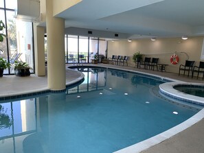 Indoor pool, outdoor pool