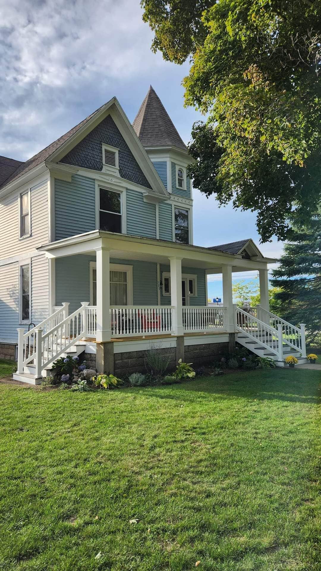Covered front porch