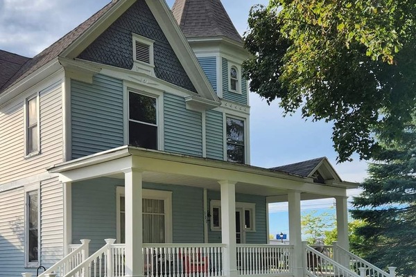 Covered front porch