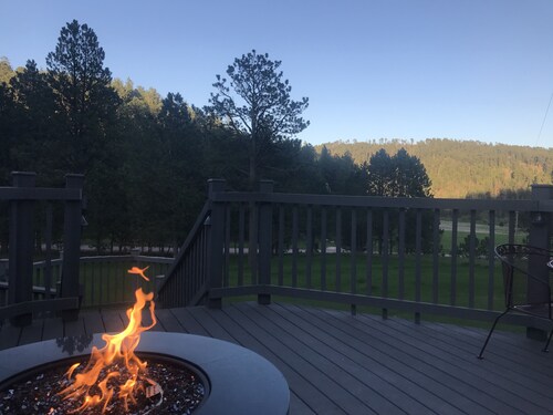 Yksityinen perheen mökki 15 hehtaarin metsä / nurmikko / Views Custer State Park