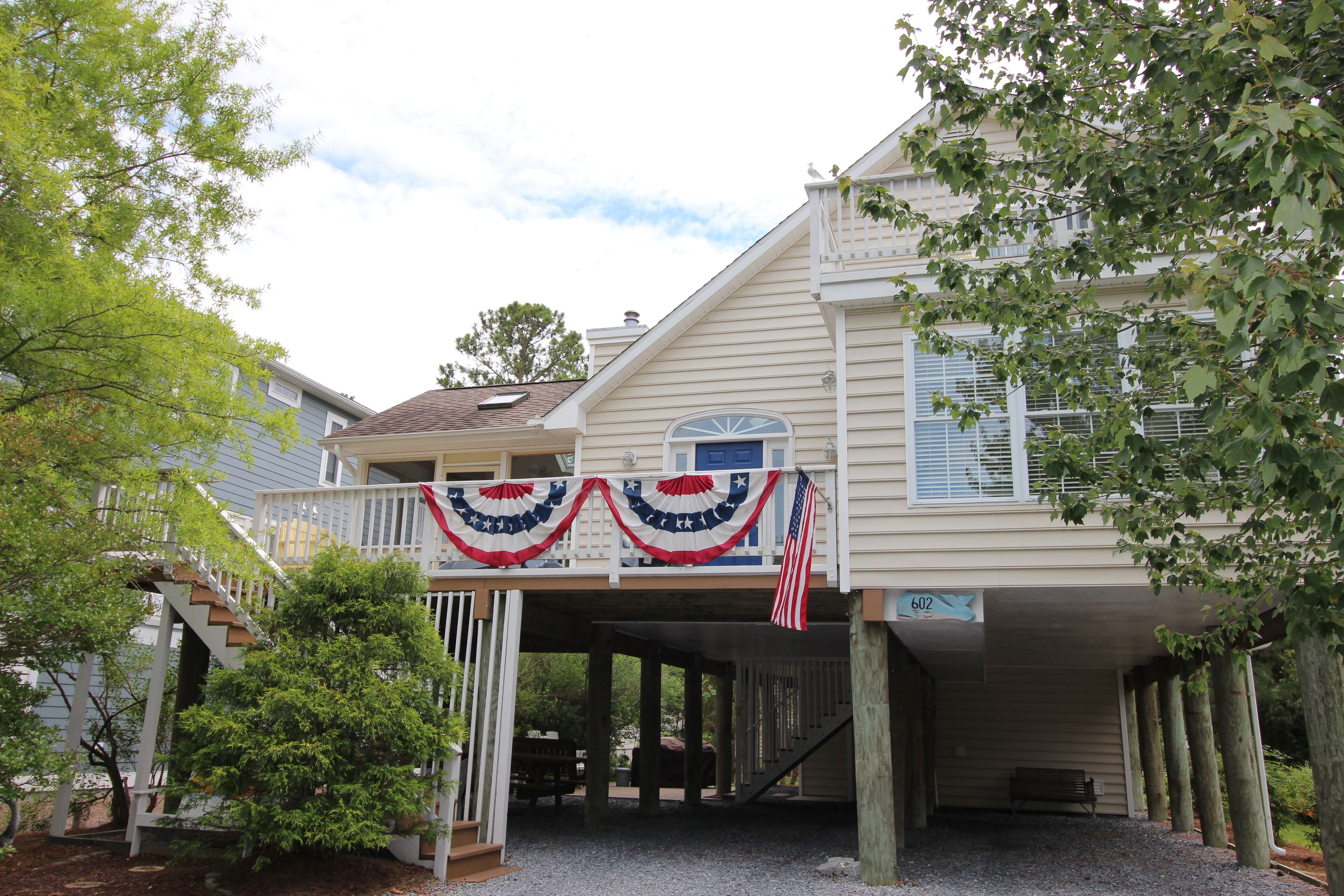 Quiet street.  Walk to beach.
