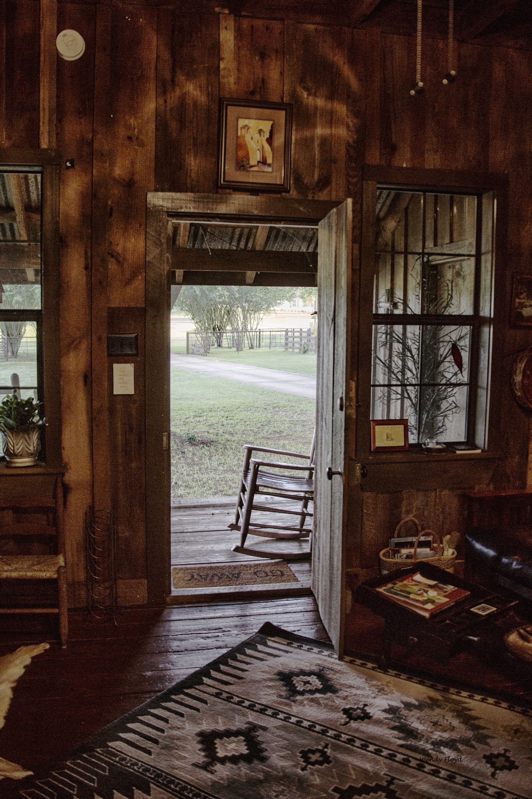 Let's go sit on the front porch