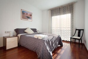 2 slaapkamers, een strijkplank/strijkijzer, reisbedje, gratis wifi