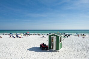 On the beach