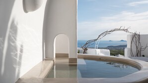 Suite – honeymoon, spabadekar, sjøutsikt | Terrasse/patio