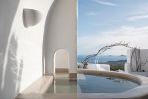 Honeymoon Suite, Hot Tub, Sea View | Terrace/patio