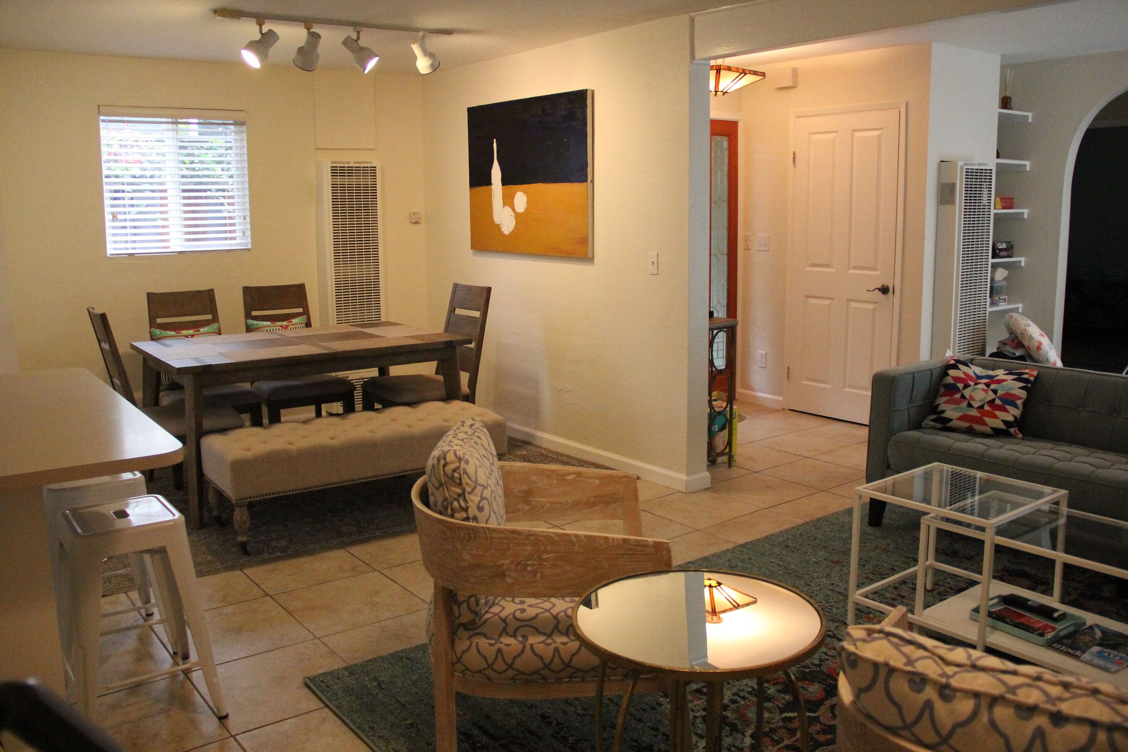 3 bedroom bungalow. Steps to the beach.