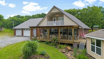 exterior, facing the lake