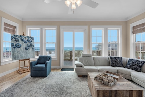 Mahtava ranta - panoraamanäkymät, vuodepaikkoja 18! Comm-allas - upeat keväthinnat!