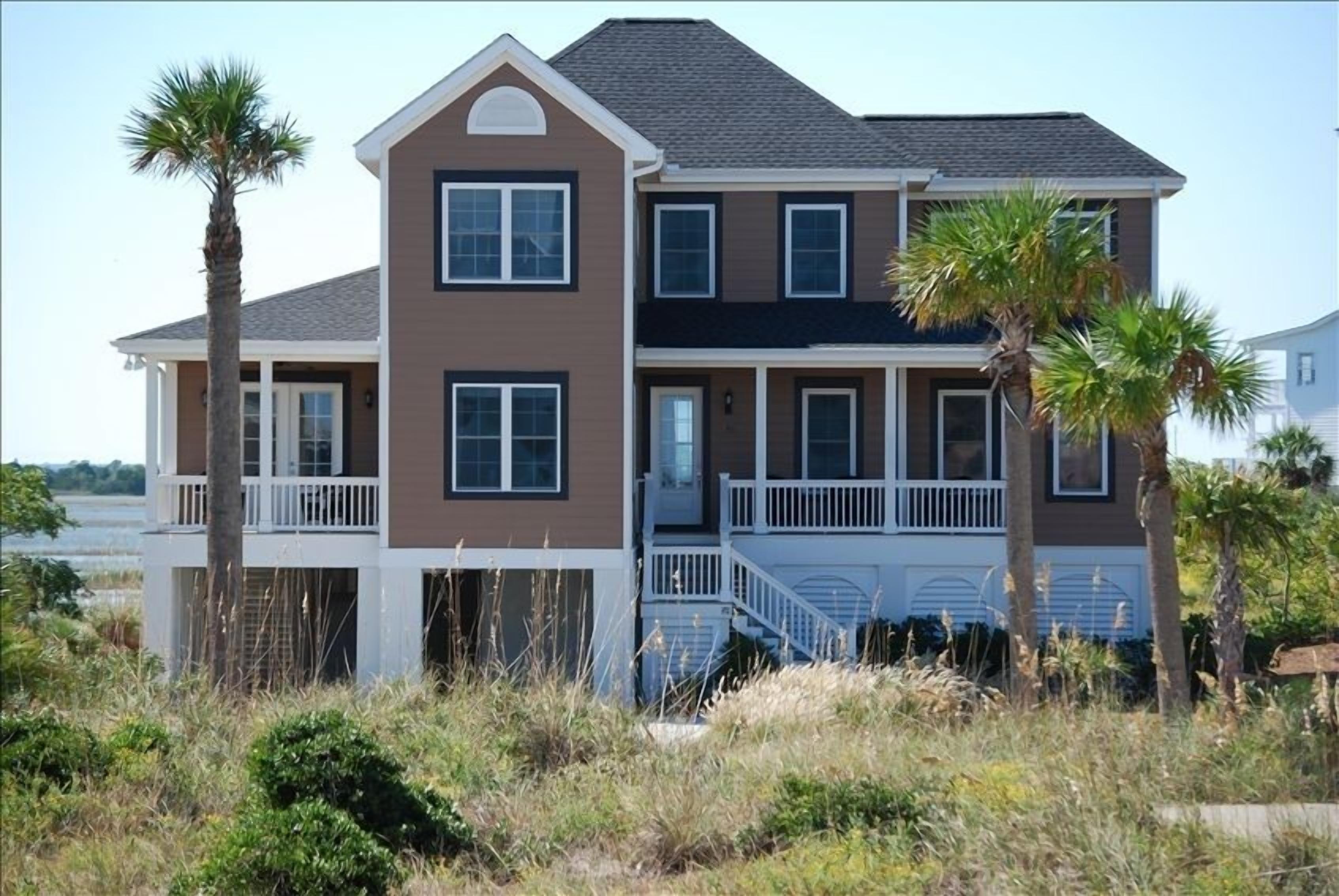 Ocean&Marsh Views! 5BR/5BA, Golf Cart,Wi-Fi! Read Our Reviews!