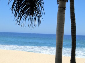 En la playa 