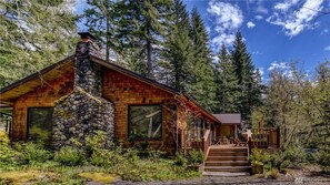 Exterior - Amazing Two Building Cabin, Sleeps 2-8, Hot Tub (Ashford)