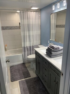 Towels, toilet paper