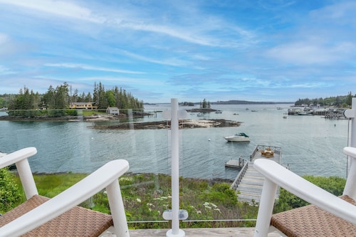 Timeless Days: Maine Coast Waterfront, Fisherman's Cottage With Deepwater Dock