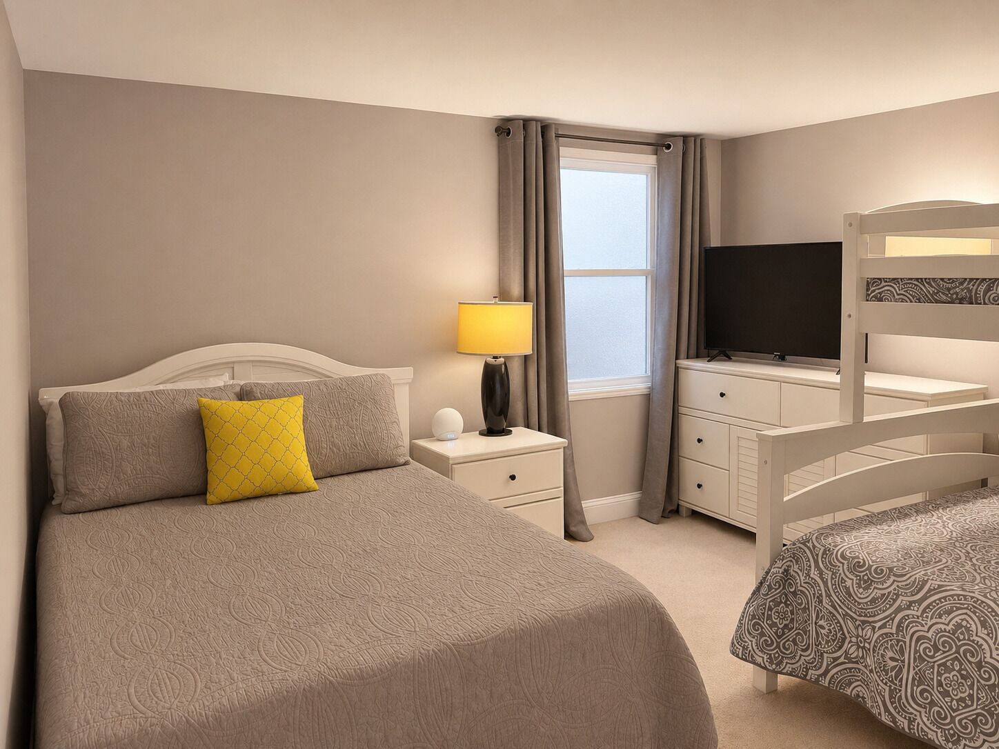 2 bedrooms, iron/ironing board, travel crib, free WiFi