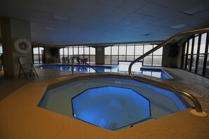 Indoor pool, outdoor pool