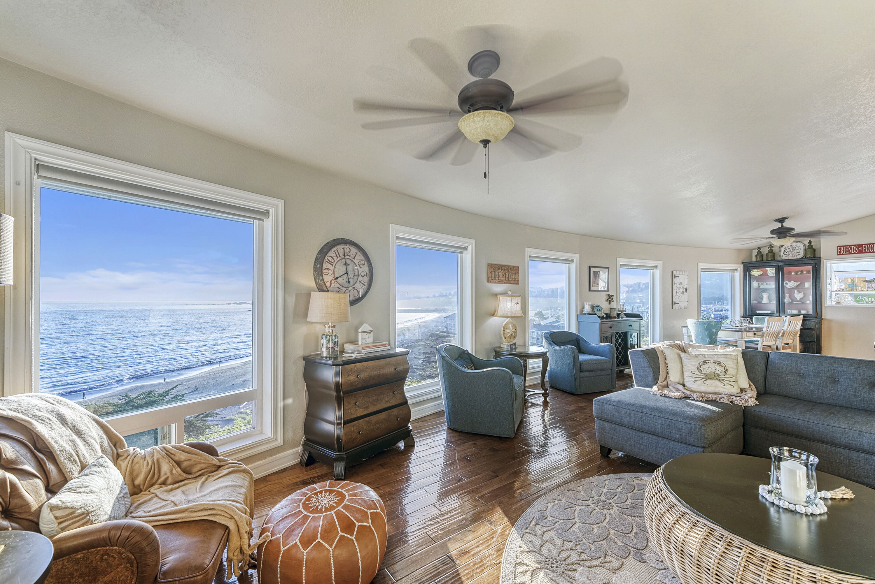 OCEANFRONT Split Level Beach home with hot tub and game room!