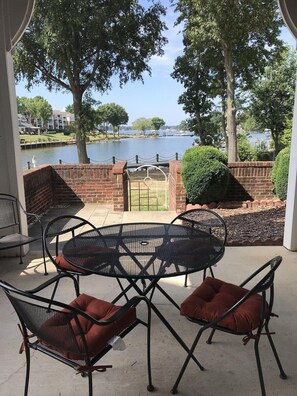 view from patio