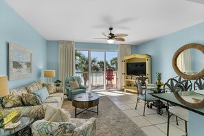 Smart TV, DVD player, stereo