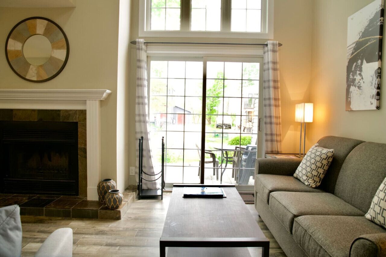 TV, fireplace, video games