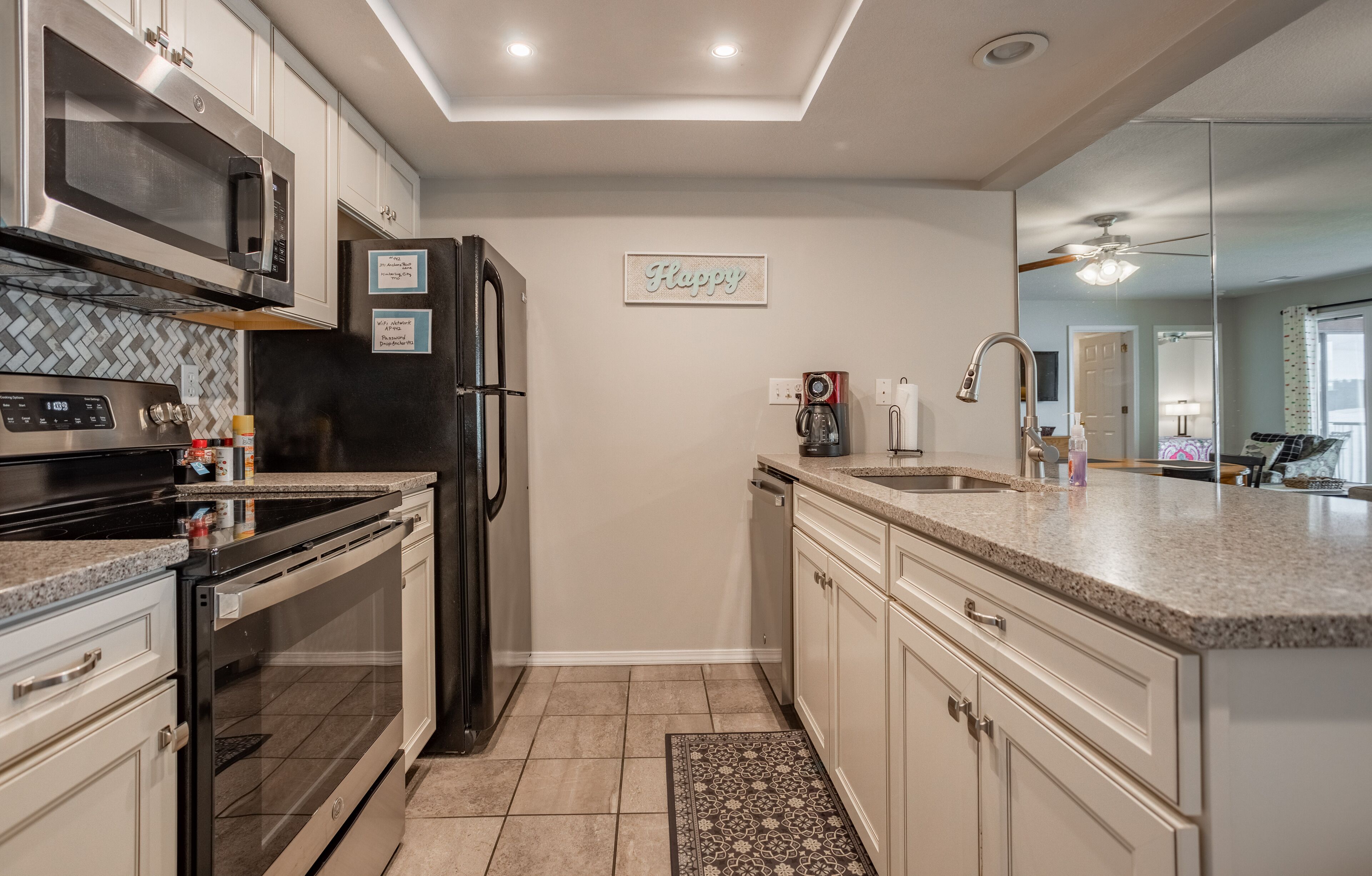 Drop Anchor 442 has beautiful new appliances!