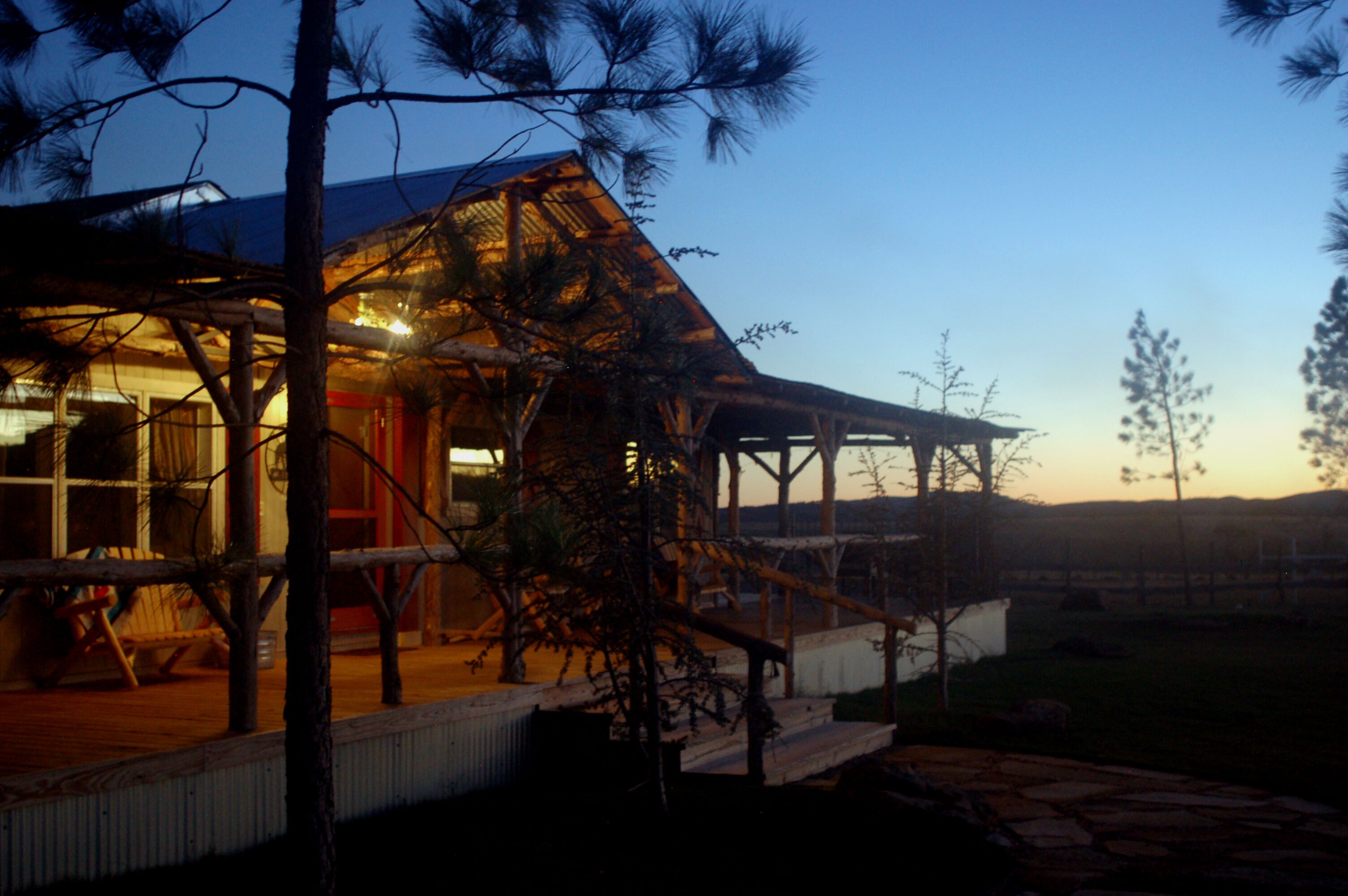 Mountain views, wrap around porch, incredible lawn with fire pit!! 