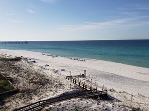On the beach