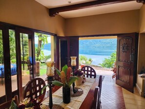 Dining - Private Waterfront Home on Laguna de Apoyo with Infinity Pool (Masaya)