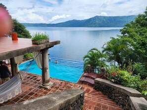 Outdoor pool - Private Waterfront Home on Laguna de Apoyo with Infinity Pool (Masaya)