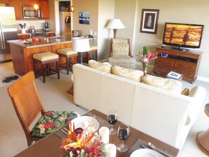 Smart TV, DVD player, video library