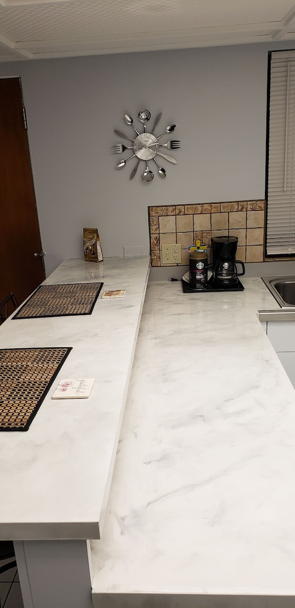 Fridge, microwave, oven, stovetop - Home away from home ... secure and serene location with all the comforts of home (Christiansted)