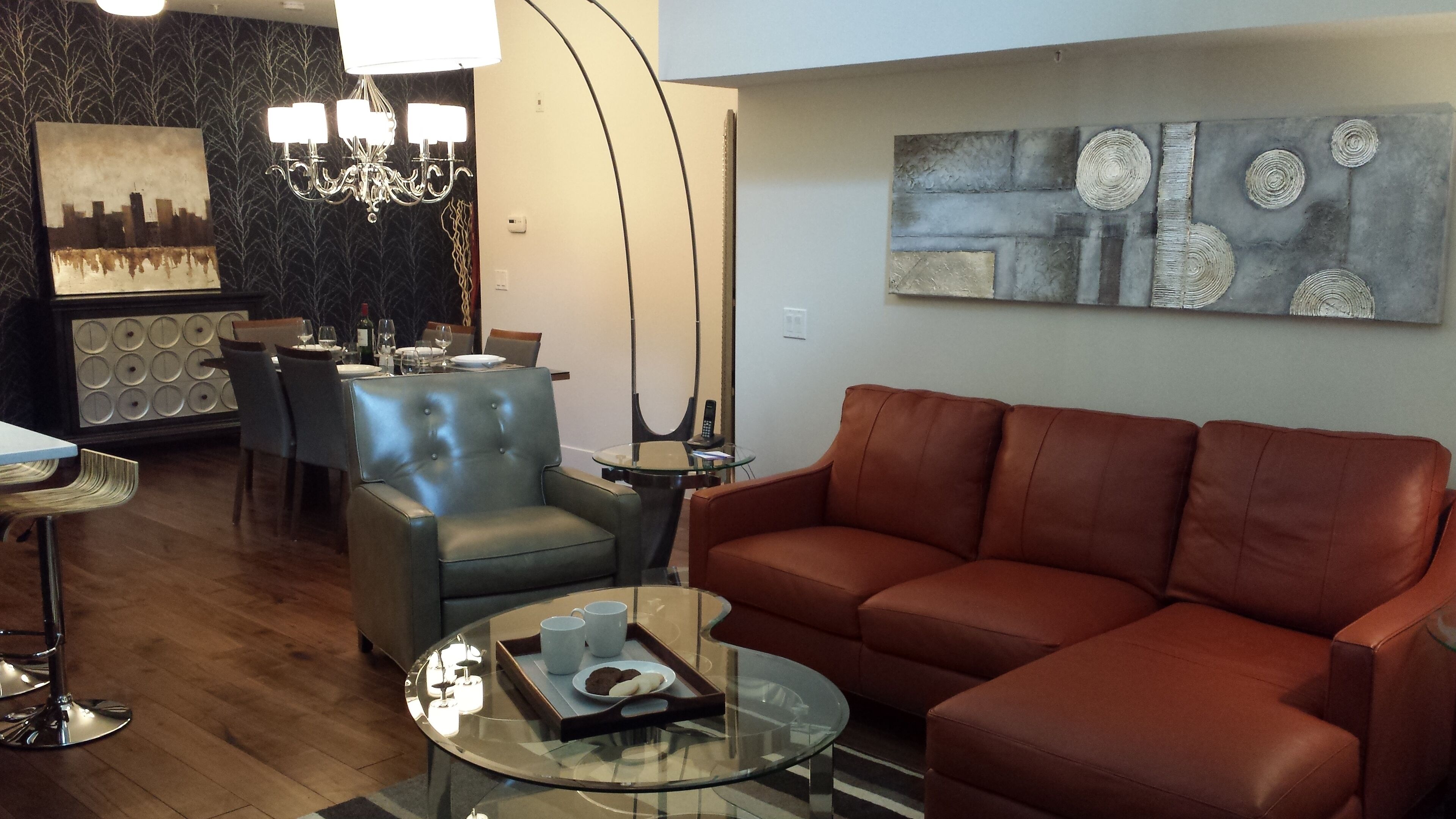 Leather and Glass