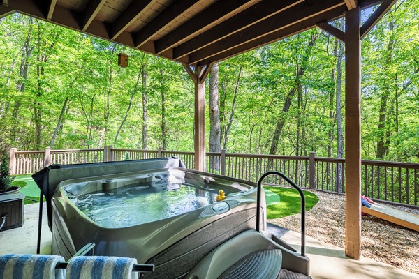 Idromassaggio all'aperto