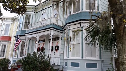 "The Stella" Vintage Fun & Artsy Victorian w/ Parking = Family & Friends Getaway