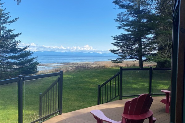 Looking across the Georgia Strait to the Coastal Mountain Range