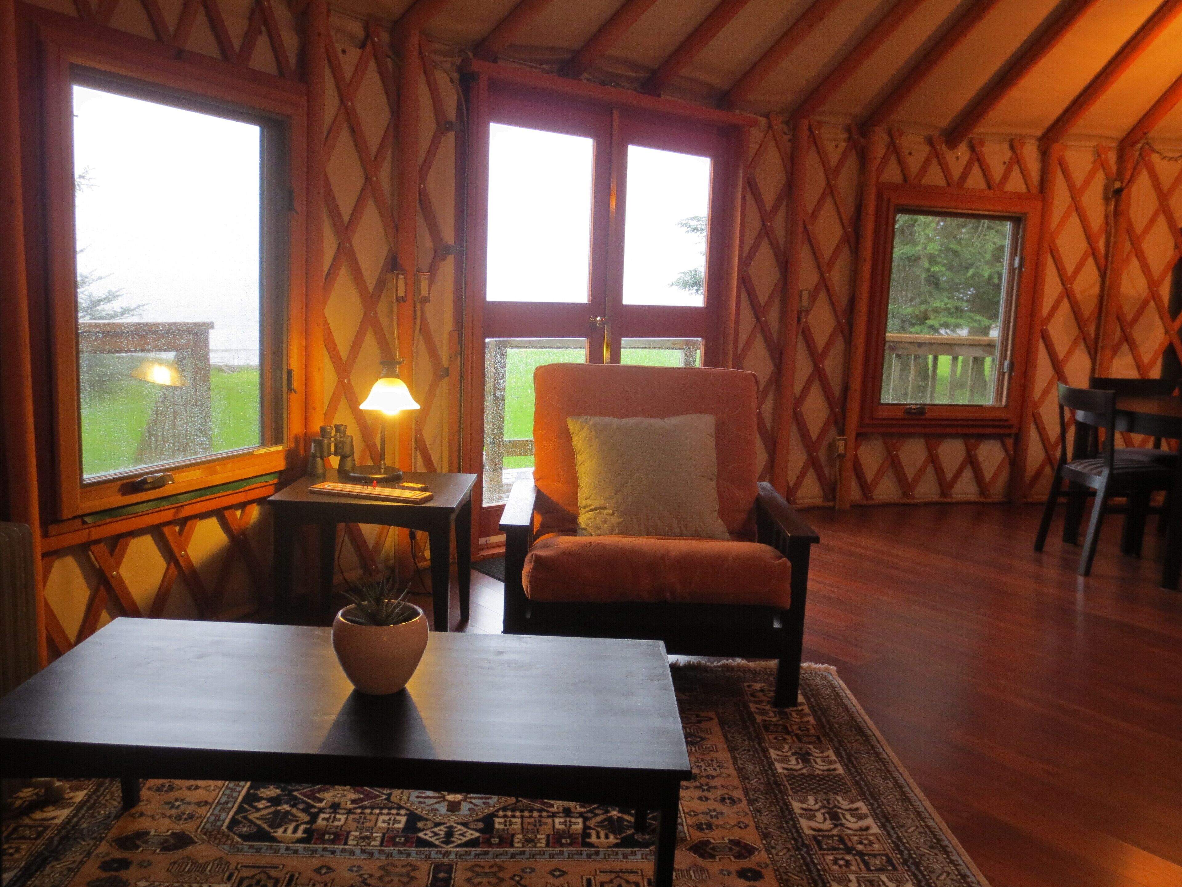 Oceanfront Yurt Vancouver Island