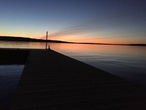 On the beach - Sunset Bay Lodge.  (La Pointe)