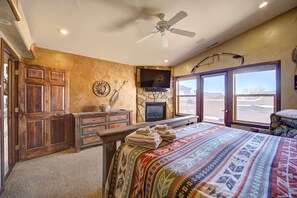 2 bedrooms, iron/ironing board, travel cot, free WiFi