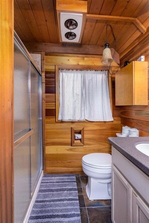 Regadera y secadora de cabello 