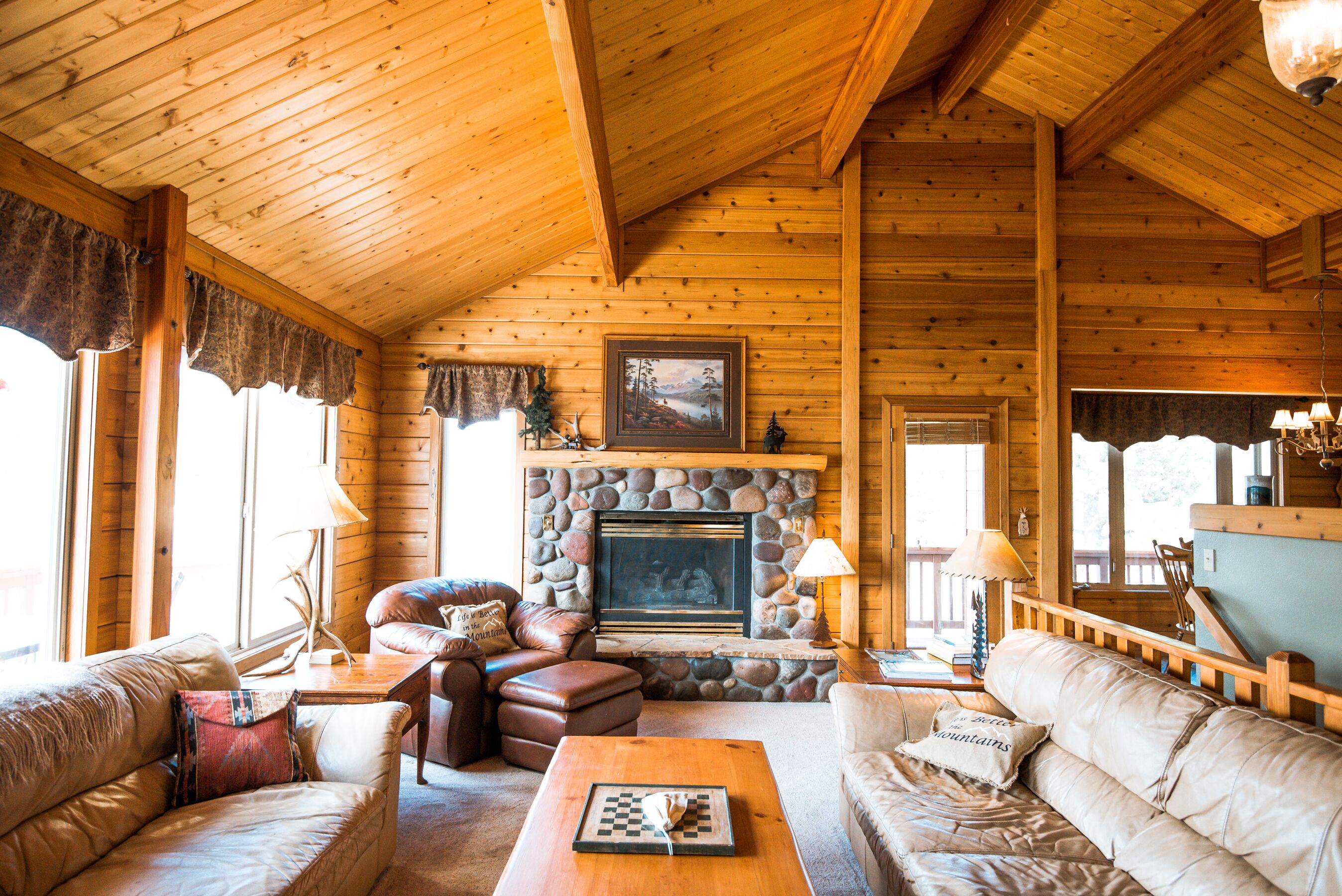 BEST VIEW in Estes Park! 2nd of 2 adjacent STUNNING cabins on Lake Estes #3449