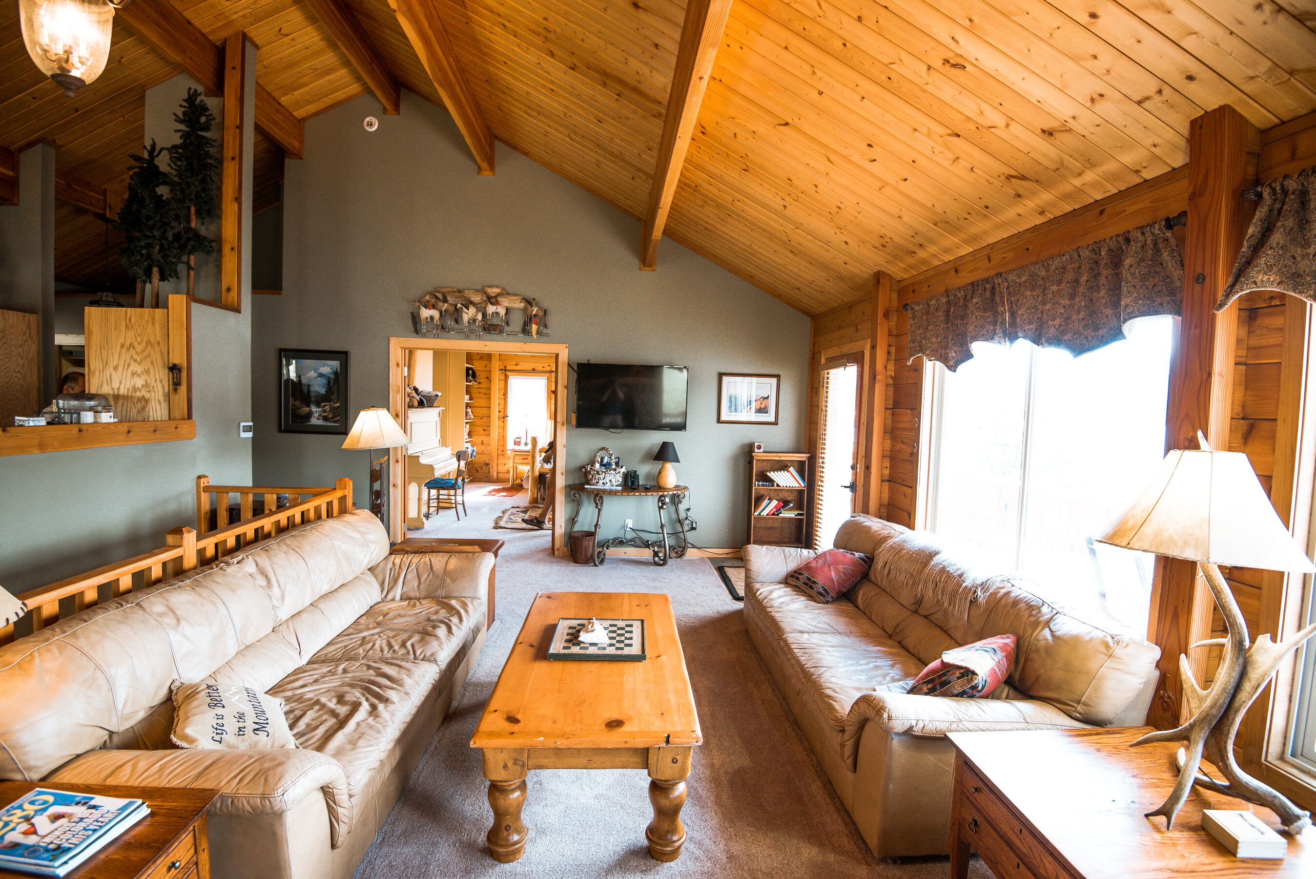 BEST VIEW in Estes Park! 2nd of 2 adjacent STUNNING cabins on Lake Estes #3449