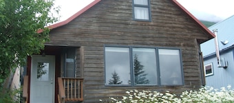 Mountain bay views downtown Seward