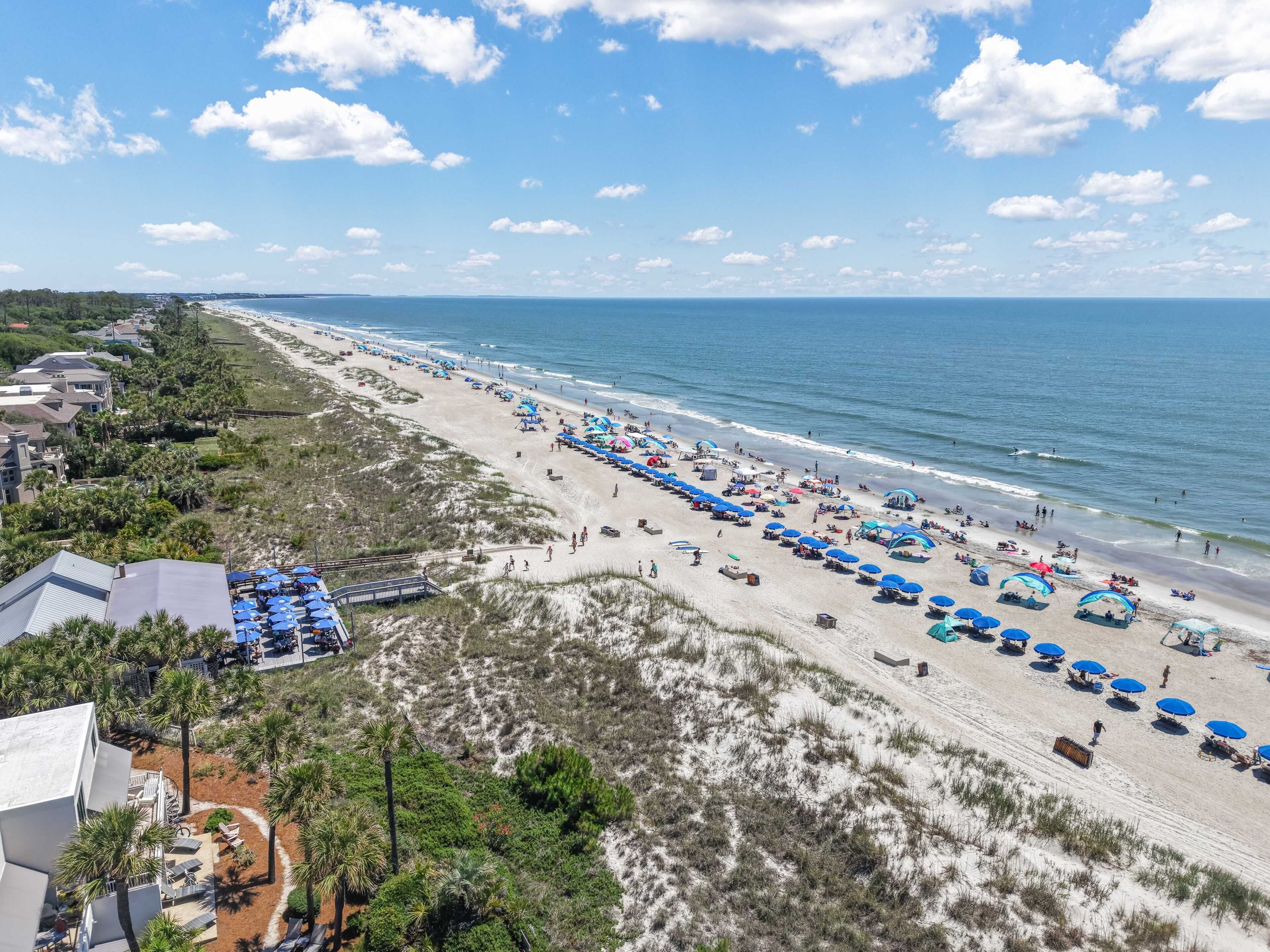 Palmetto Dunes Private Beach (gated community) just a 90 second walk from villa