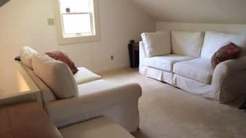 Televisión, chimenea y reproductor de DVD