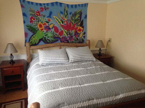 2 bedrooms, iron/ironing board, travel crib, WiFi