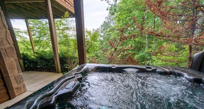 * Especiales * impresionantes vistas a la montaña, la relajación y cabaña de lujo propietario gestionado