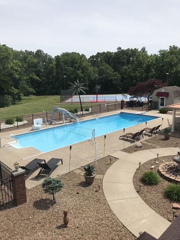 Blue Creek's pool in the heart of the summer!