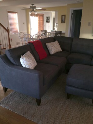 Smart TV, DVD player, table football, books - Immaculate Oceanside Cottage, 3/4 BR Seven Houses From Beach (Beach Haven)
