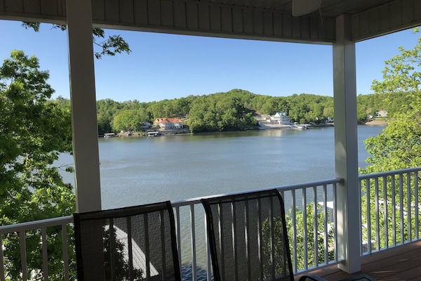 View from upper deck table. Mornings do not get much better!