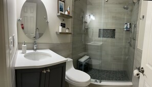 Hair dryer, heated floors